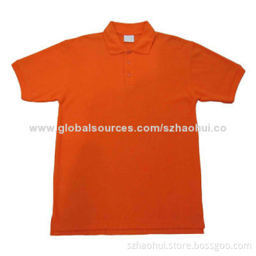 Premium orange polo shirt, sports jersey, golf polo shirt, custom polo shirt